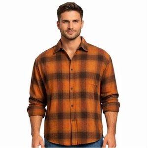 MCXX Men’s Plaid Flannel Button-Up Shirt Size M (15.5 / 39–40) – Like New